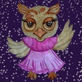 owl eagle owl night owl night bird at night with big eyes hooting bird at night Halloween mysticism mystical bird magic